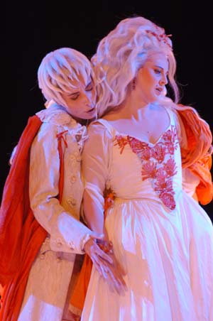 Andronico (Lucia Cirillo) et Asteria (Marina de Liso)