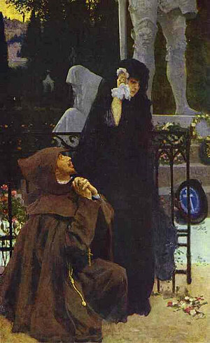 « Don Juan e Donna Anna » - 1885. Ilya Efimovich Repin (Russie/1844-1930)