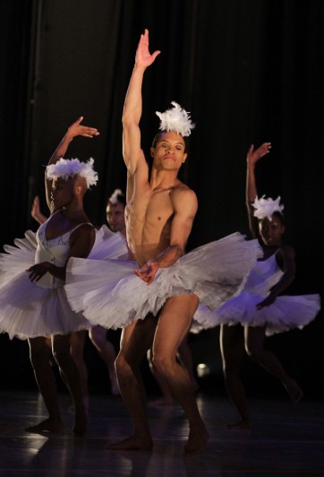 Dance Umbrella2 @ Arts Alive 2012. Johannesburg. Prog 6. The Dance Factory, Newtown, Johannesburg. 'Swan lake' by Dada Masilo. Photograph:John Hogg