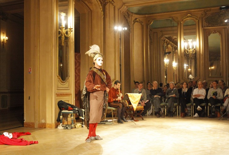 Hubert Hazelbroucq danse Julien Martin flute a bec Terpsichore 2017 photo Régis d'Audeville