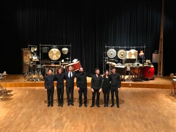 Les Percus et Hugues Dufourt