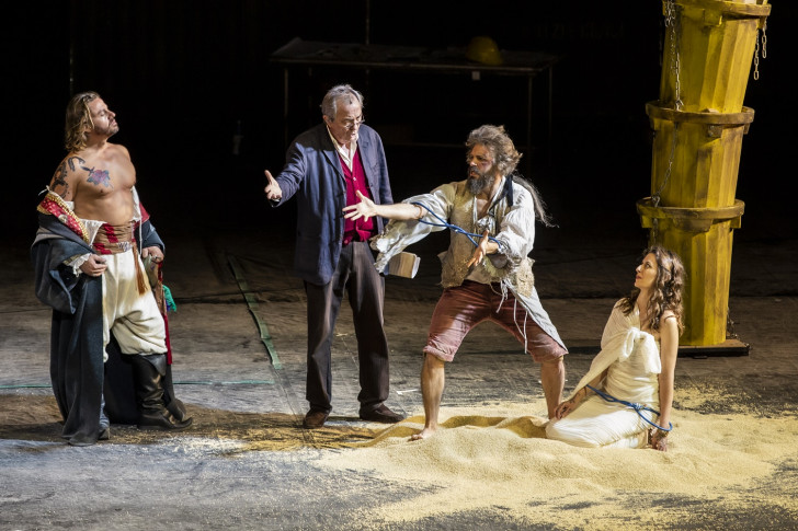 Zaide_Werba (Allazim), Girone, Gatell (Gomatz), Reiss (Zaide)_ph Yasuko Kageyama-Opera di Roma 2020