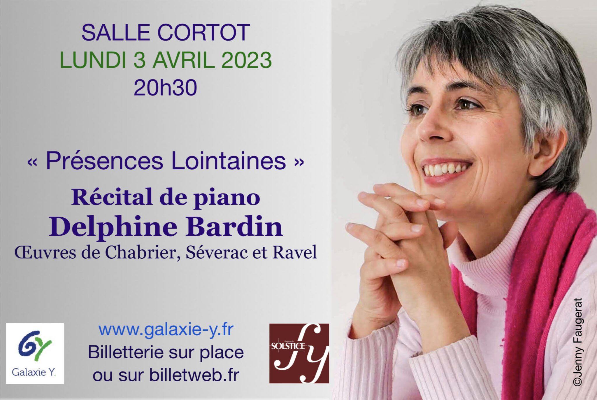 Fonds de Dotation GalaxieY Récital de piano de Delphine Bardin