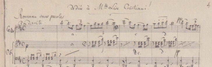 Extrait de partition