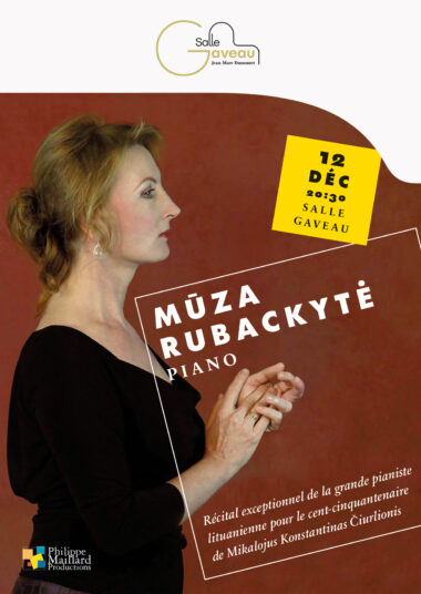 Mūza Rubackytė en concert à Gaveau à Paris le 12 décembre