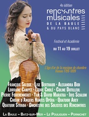 Rencontres Musicales de La Baule et du Pays Blanc du 11 au 19 juillet