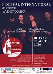 Festival International  de musique de Wissembourg du 15 au  30 août